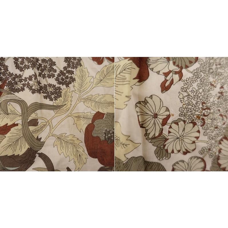 アマカ　リバティプリントスカート AMACA アマカ *リバティプリントピンタックフレアスカート*40綿