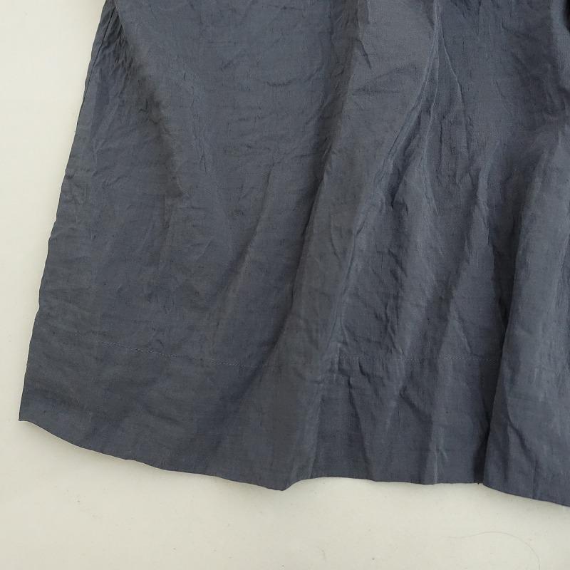TOUJOURS トゥジュー *Drawstring Suspender skirt*リネンシルク  