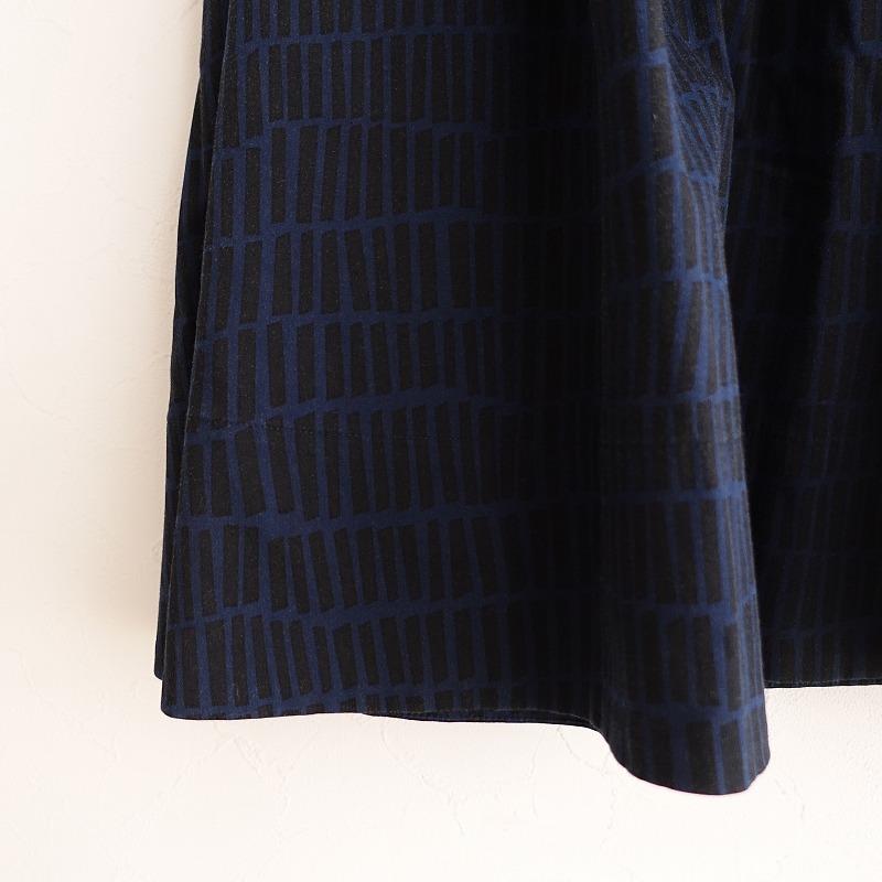 マリメッコ marimekko *プリントギャザーフレアスカート*XSコットン 