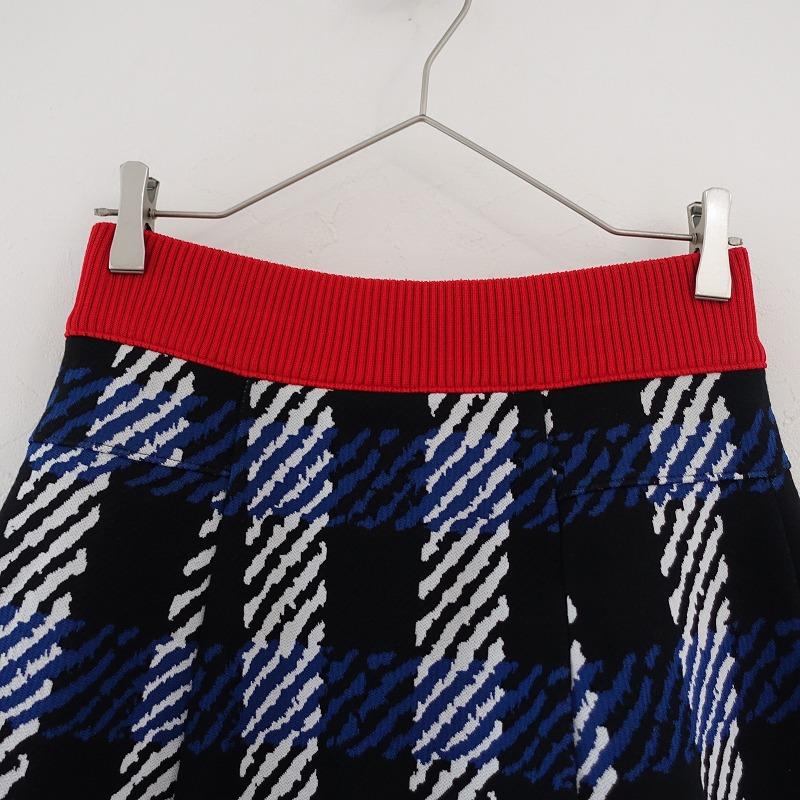 マルニ MARNI *ウエストリブジャカードチェックニットスカート マルニ MARNI *ウエストリブジャカードチェックニットスカート