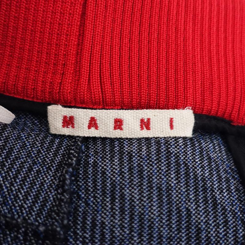 マルニ MARNI *ウエストリブジャカードチェックニットスカート マルニ MARNI *ウエストリブジャカードチェックニットスカート