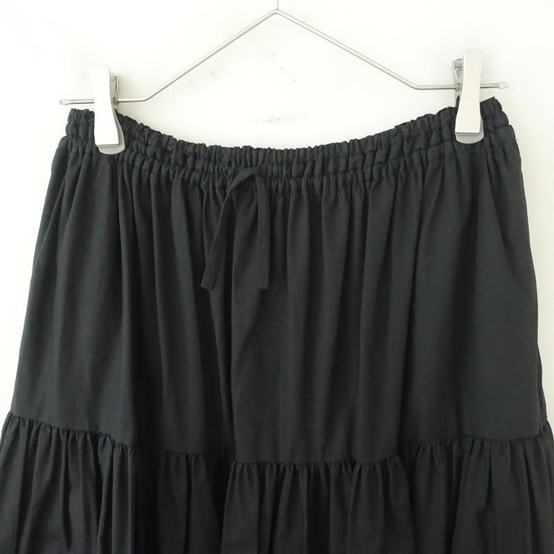 Bilitis ビリティス スペシャルプリーツキャミソール 36 ブラック Bilitis dix-sept ans 【美品/定価3.9万】ビリティスディセッタン
