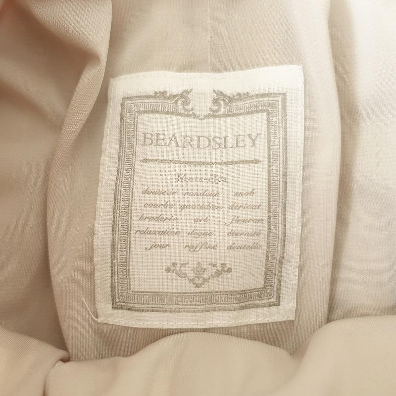 BEARDSLEY 【美品】ビアズリー *配色切替フレアスカート*F綿 BEARDSLEY 【美品】ビアズリー *配色切替フレアスカート*F綿