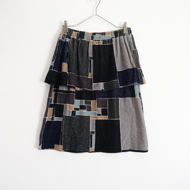 ミナペルホネン multistripeスカートmina pehonen ウィンターセール】未使用 ミナペルホネン mina perhonen multistripe