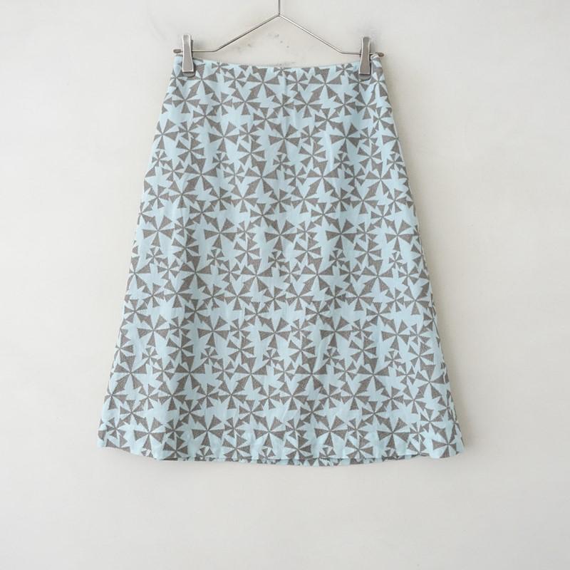 Sally Scott（サリースコット） *刺しゅうスカート*9綿コットン総柄