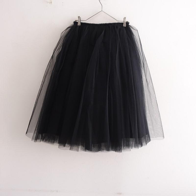 コムコム 2025 チュールスカート コムデギャルソン COMME des GARCONS 【美品/2025AW/定価4.9万】コムデギャルソン