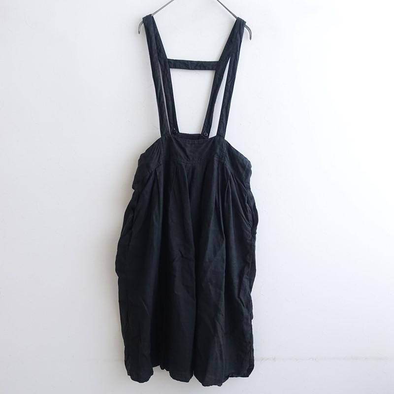 nest Robe（ネストローブ） *リネンタックサスペンダースカート*薄手 