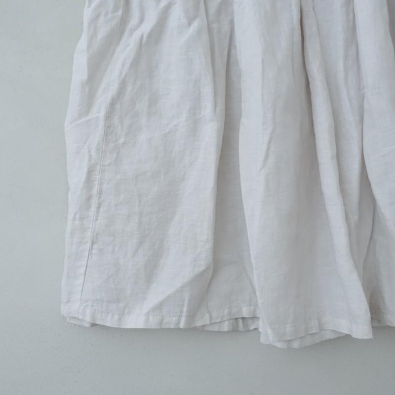 nest Robe（ネストローブ） *リネンタックギャザーマキシスカート*F麻