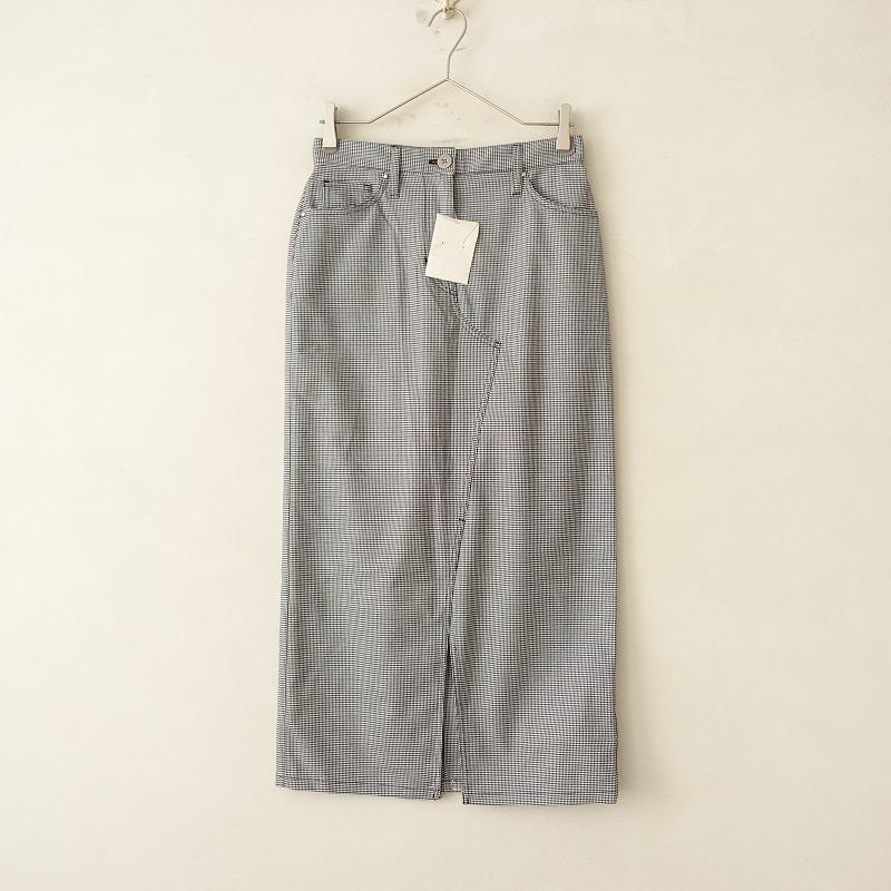 IENA 【美品/2022/SS/定価1.7万】イエナ *千鳥柄ペンシル IENA 【美品/2022/SS/定価1.7万】イエナ *千鳥柄ペンシル