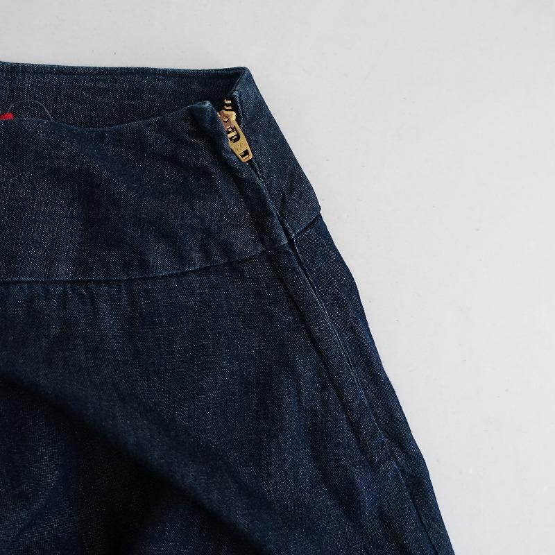 パラスパレス Pal'las Palace *デニムフレアスカート*サーキュラーひざ