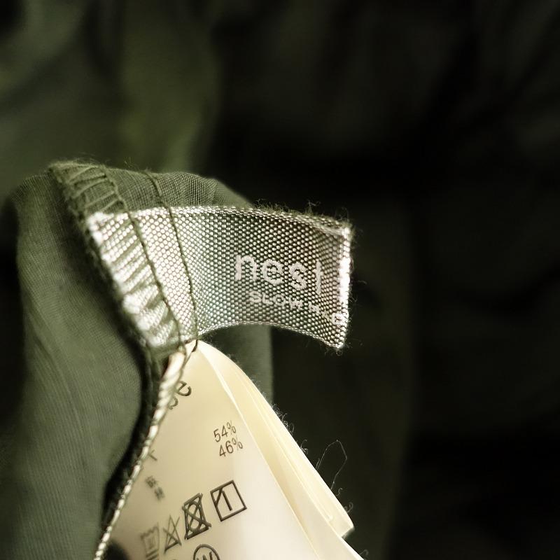 nest Robe（ネストローブ） *リネンコットンタックギャザースカート*F