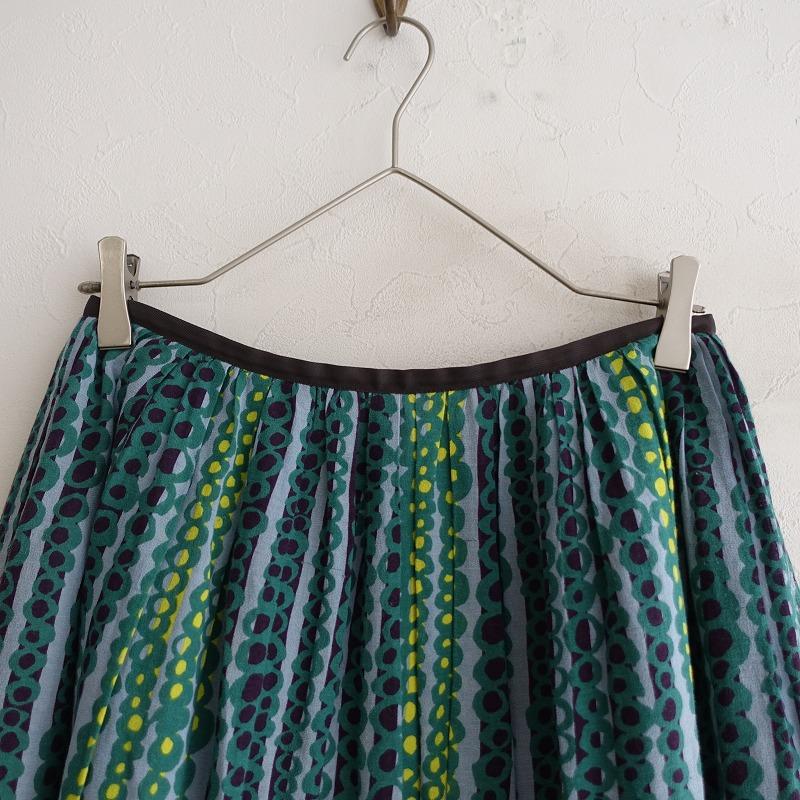 Sally Scott サリースコット *コットンプリントタックスカート*9 Sally Scott サリースコット *コットンプリントタックスカート*9
