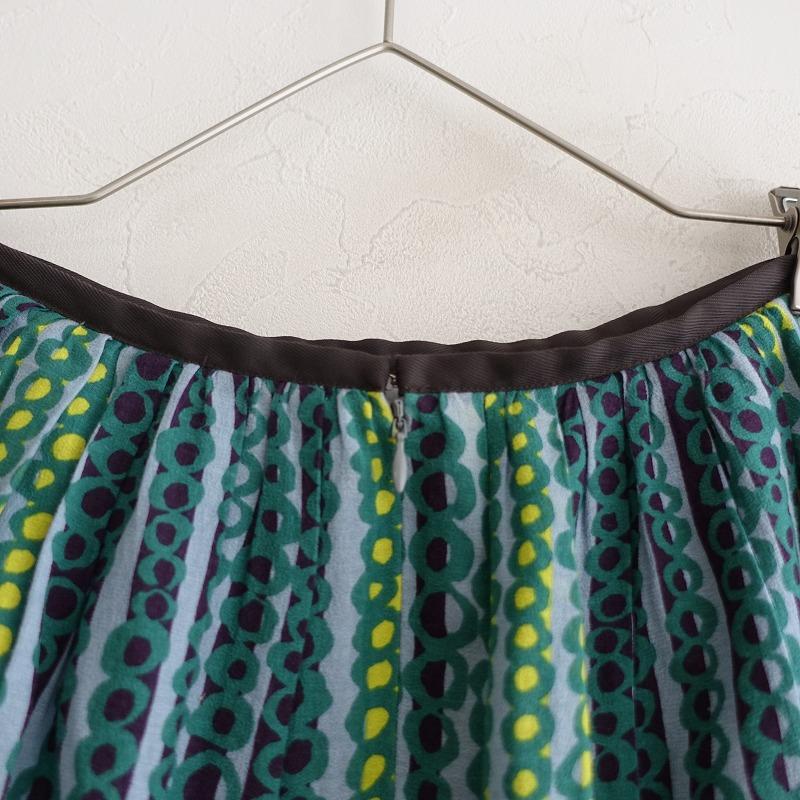 Sally Scott サリースコット *コットンプリントタックスカート*9 Sally Scott サリースコット *コットンプリントタックスカート*9