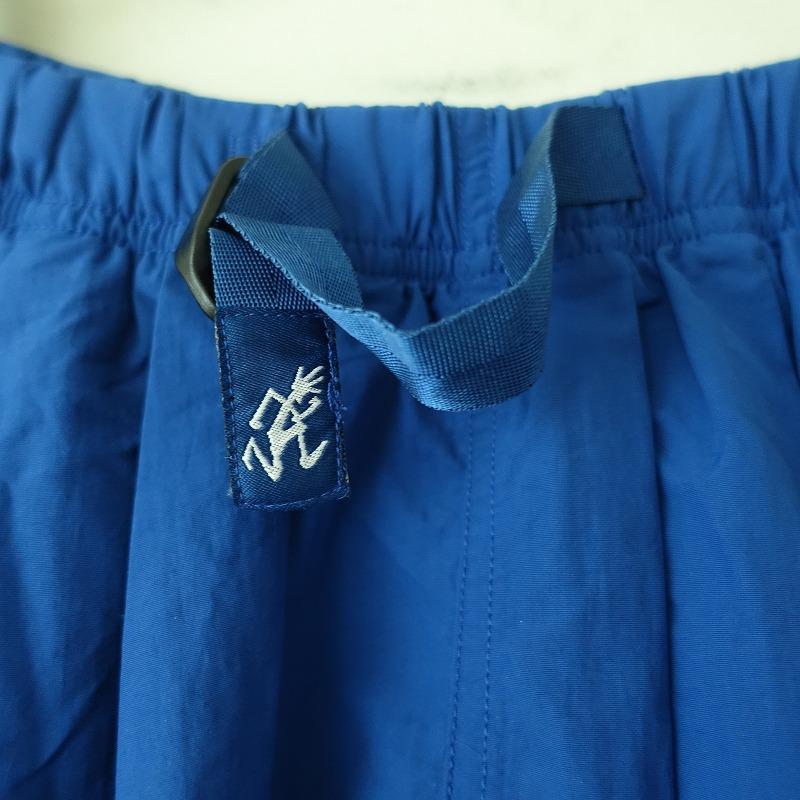 グラミチ GRAMICCI *BEAMS BOY別注 ナイロンスカート*Fブルーロング