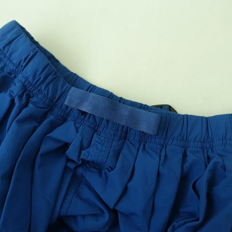 グラミチ GRAMICCI *BEAMS BOY別注 ナイロンスカート*Fブルーロング