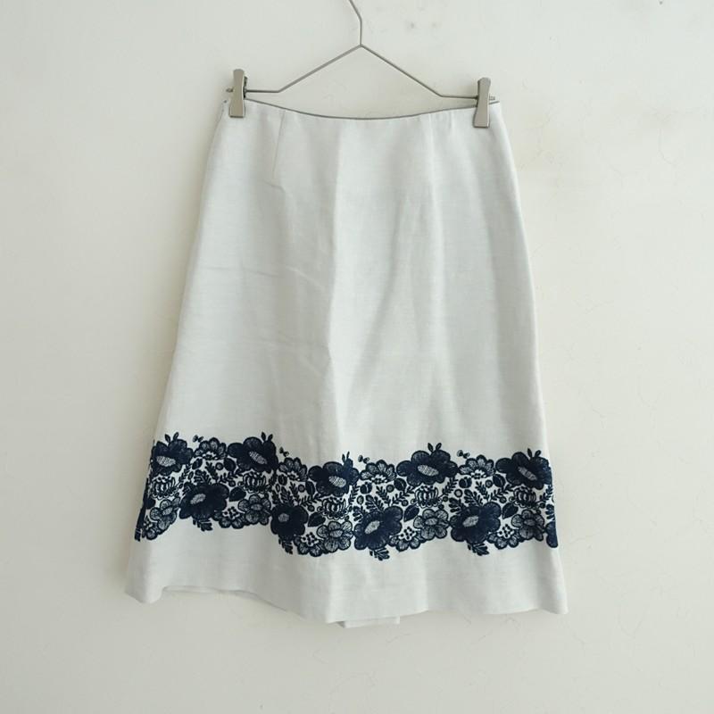 mina perhonen smile flowe ミナペル ロングスカート mina perhonen（ミナペルホネン） 【定価5.7万】ミナペルホネン *smile