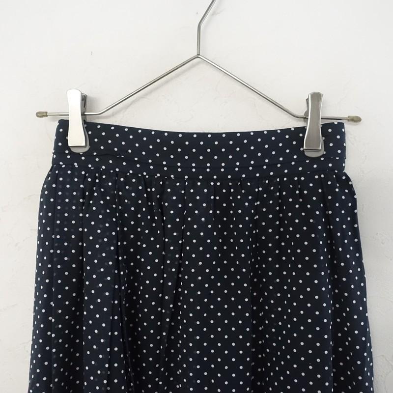 定価1.5万】ノーリーズ Nolley's *ボイルミモレフレアスカート*36