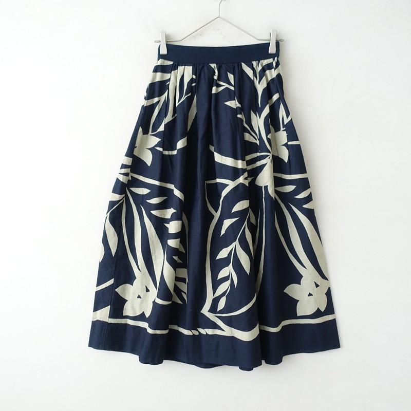 パラスパレス Pal'las Palace *コットンリネンプリントスカート*2