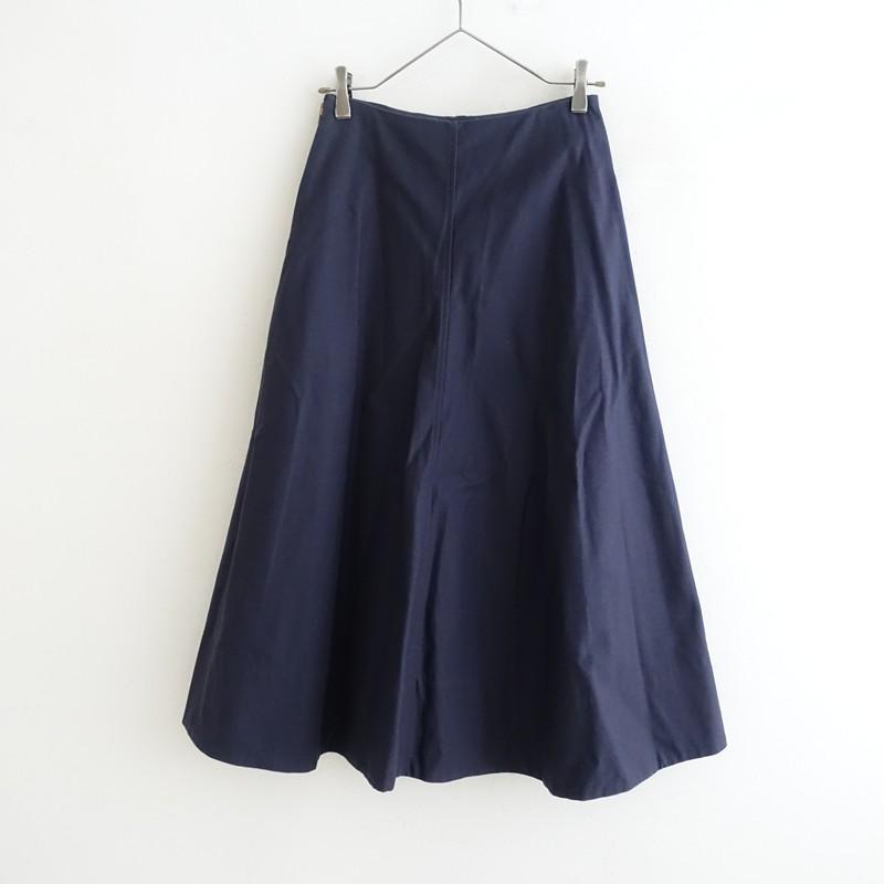 マディソンブルーmadison blueバックサテンフレアスカートロングスカート MADISON BLUE（マディソンブルー） 【定価4.5万】マディソンブルー