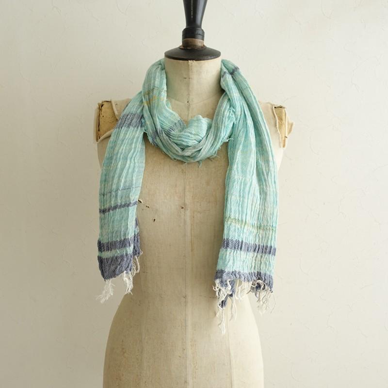 tamaki niime タマキニイメ *roots shawl ストール*薄手綿玉木新雌0426