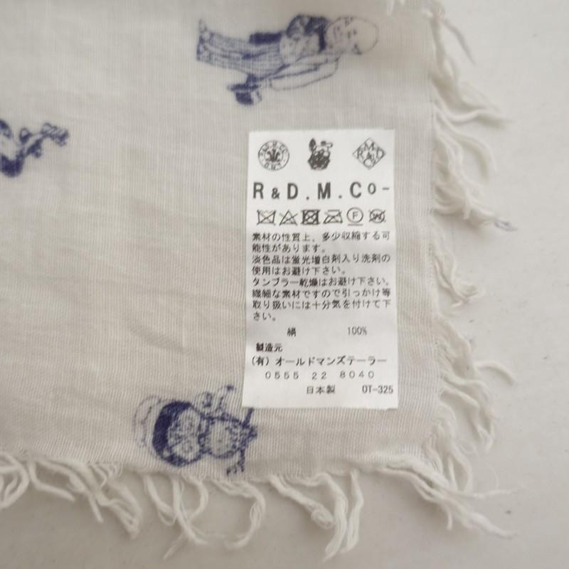 オールドマンズテーラー R&D.M.Co- *OZ プリントガーゼショール