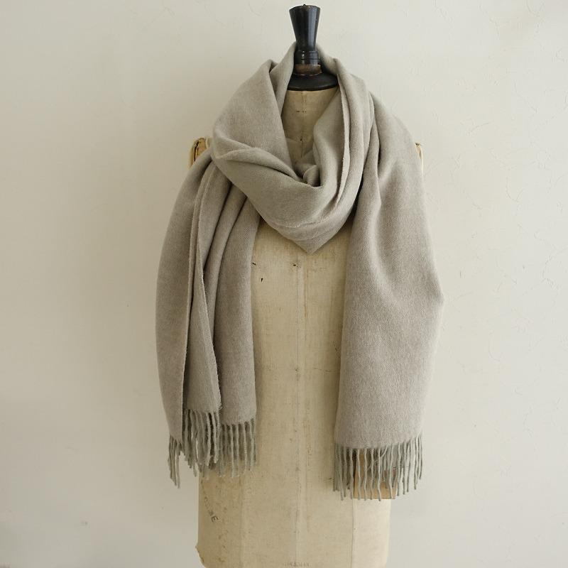 未使用】イレーヴ YLEVE *アルパカストール*Fグレーベージュ