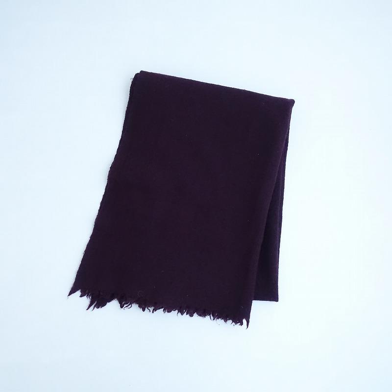 maison de soil メゾンドソイル ストール パープル紫マフラー羽織ショール肩掛けスカーフ st25-2502-85 50C52 ブランド古着買取drop - 通販 - Yahoo ショッピング
