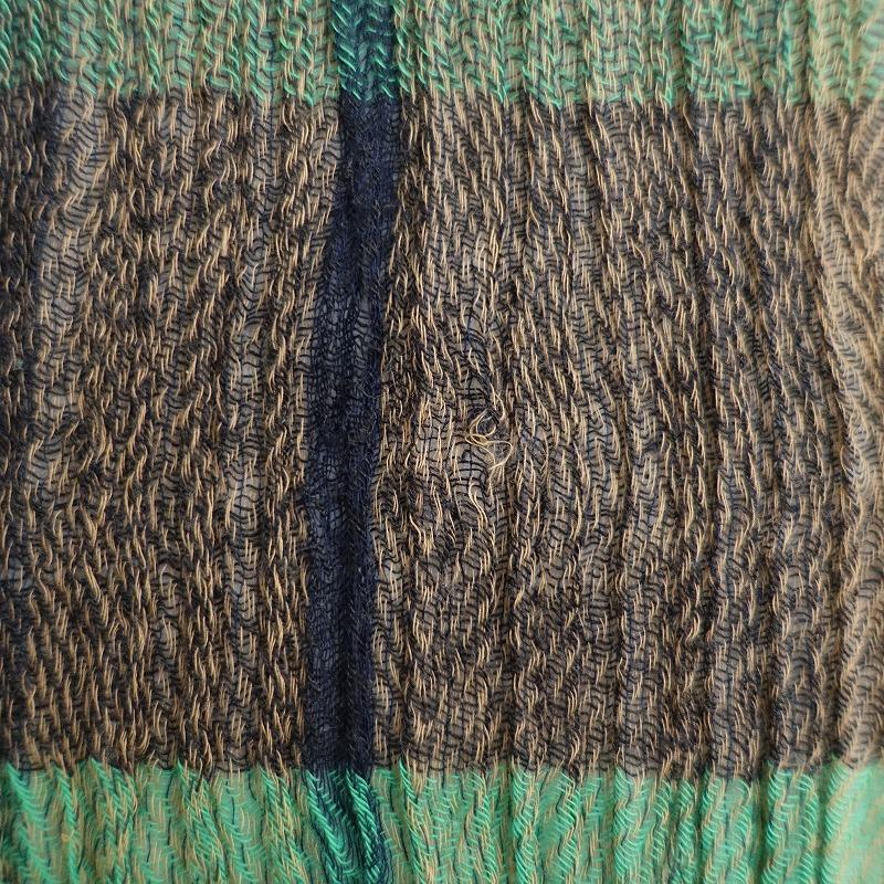 tamaki niime タマキニイメ *roots shawl big*コットン綿ショール羽織