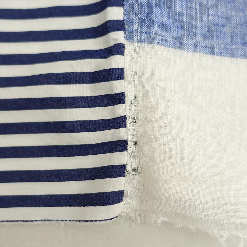 ダニエラグレジス DANIELA GREGIS *異素材切替ストライプ大判