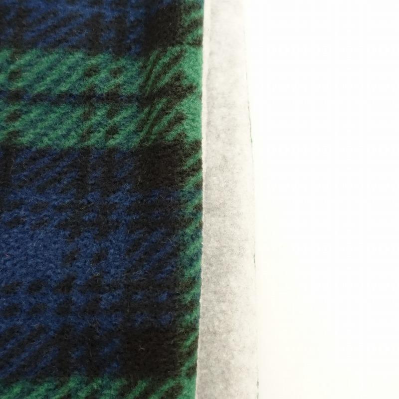 ツイードミル TWEEDMILL *チェックフリースマフラー*ストールショール