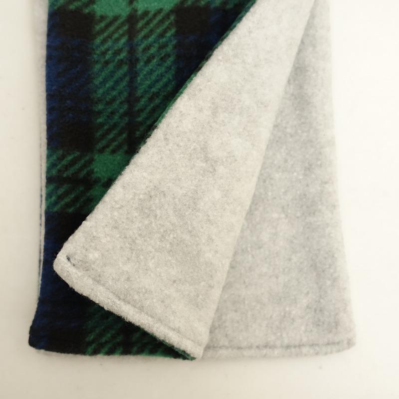 ツイードミル TWEEDMILL *チェックフリースマフラー*ストールショール