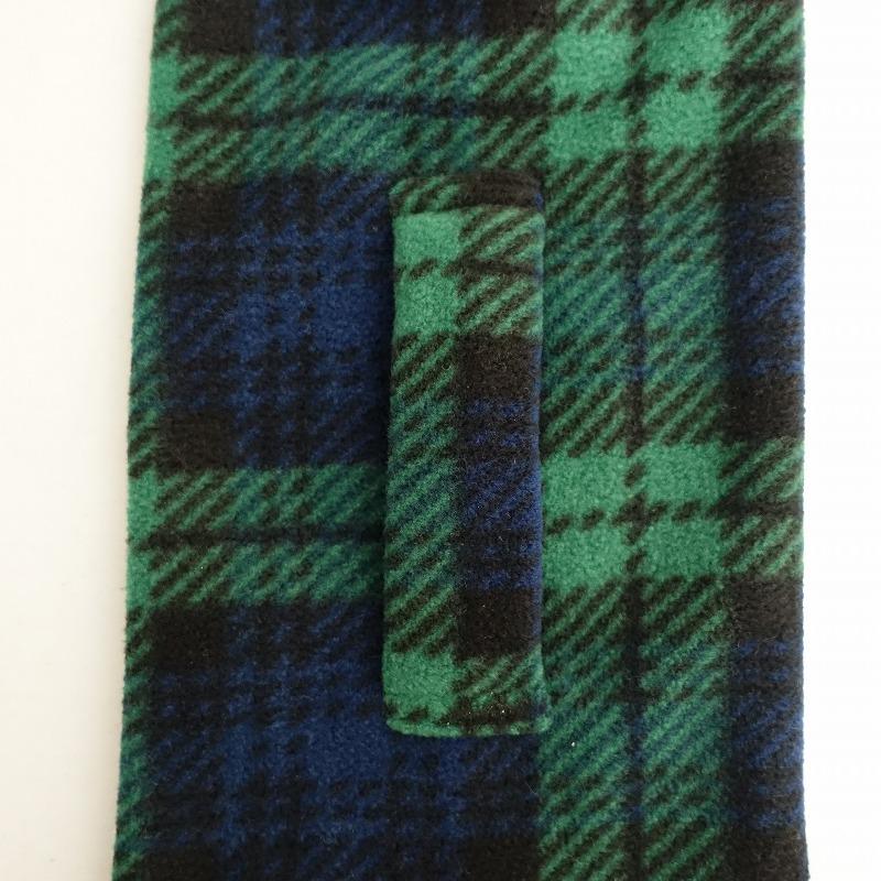ツイードミル TWEEDMILL *チェックフリースマフラー*ストールショール