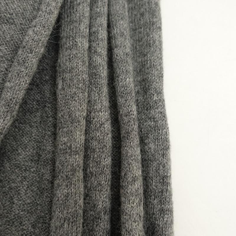 定価1.4万】ユアウェア yourwear *ベビーアルパカ大判ストール*グレー  