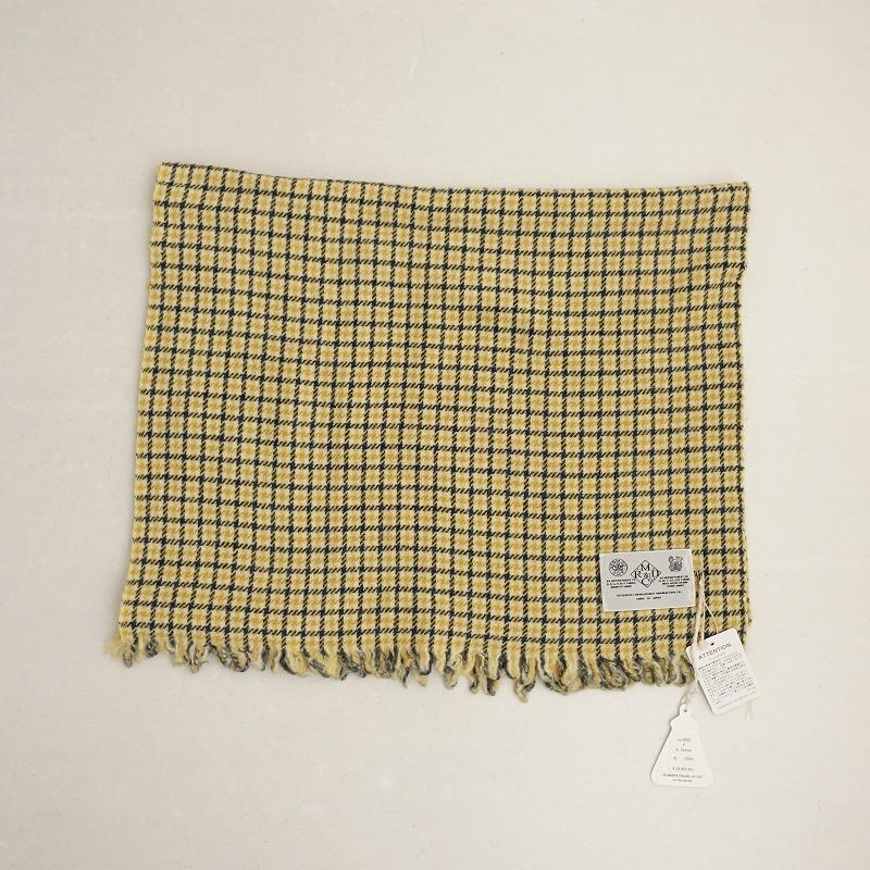 美品/定価1.9万】オールドマンズテーラー R&D.M.Co- *チェックマフラー