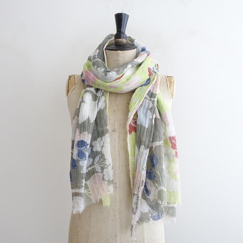 EPICE（エピス） *花柄ストール*薄手大判ショールコットンシルク