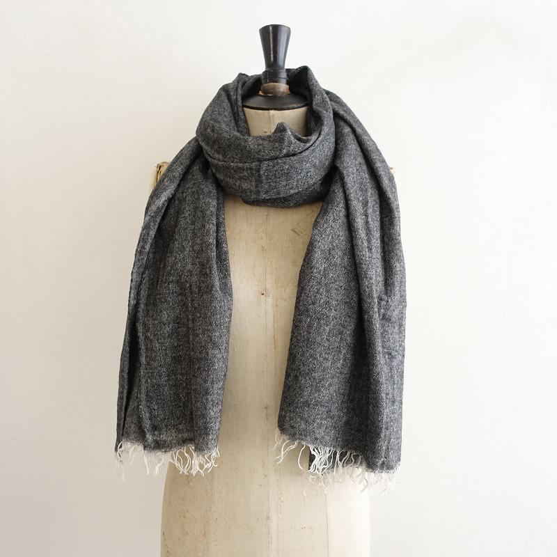 nest Robe（ネストローブ） *ストール*ショール大判チャコールグレー系