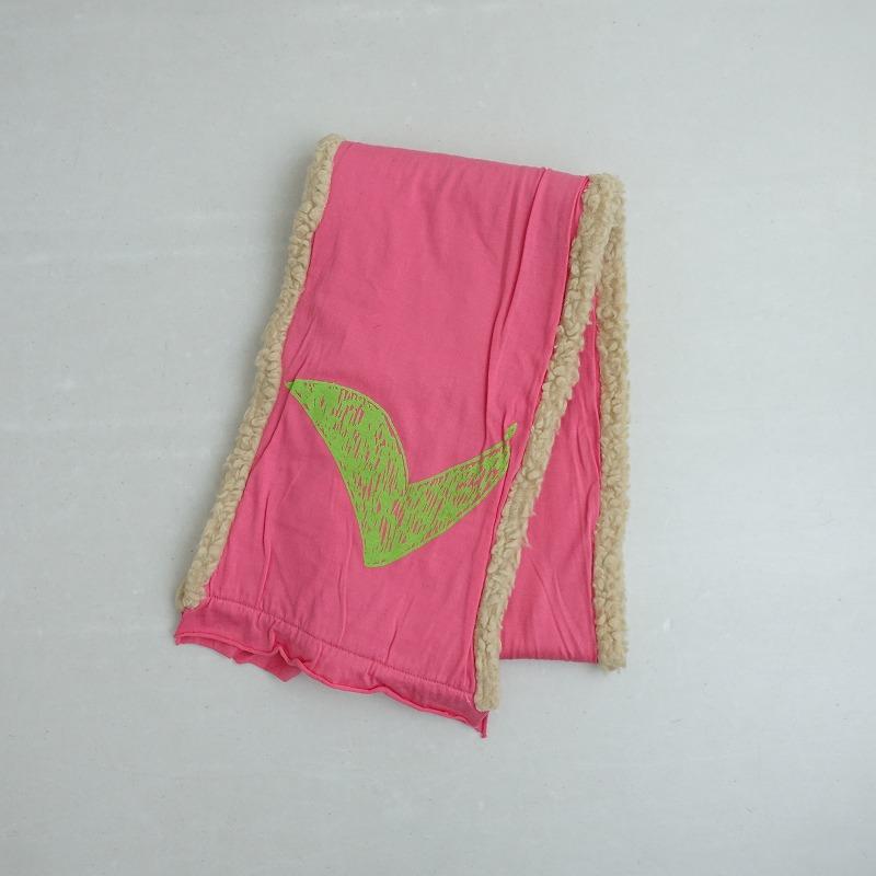 mina perhonen（ミナペルホネン） *ボアマフラー*ピンク×ベージュ1025