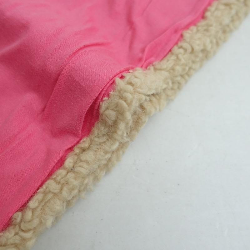 mina perhonen（ミナペルホネン） *ボアマフラー*ピンク×ベージュ1025