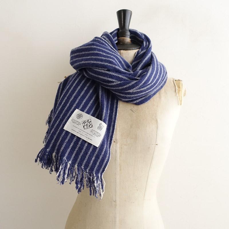 オールドマンズテーラー R&D.M.Co- *フリンジストール*ストライプ紺