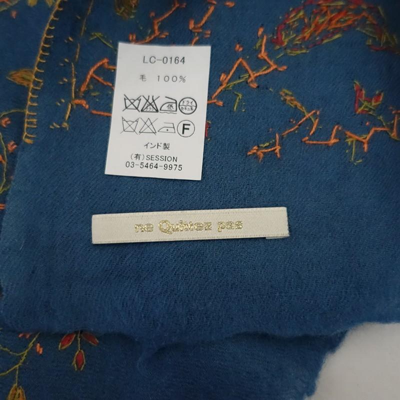 NE QUITTEZ PAS!（ヌキテパ） ne Quittez pas *刺しゅうストール