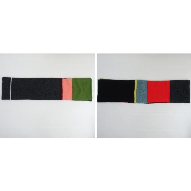 Jo Gordon（ジョーゴードン） *マルチカラーブロックマフラー*ウール
