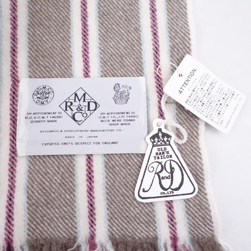 未使用】オールドマンズテーラー R&D.M.Co- *ウールストライプストール