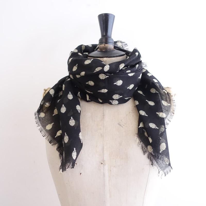 美品】オールドマンズテーラー R&D.M.Co- *ARTICHOKE GAUZE SHAWL