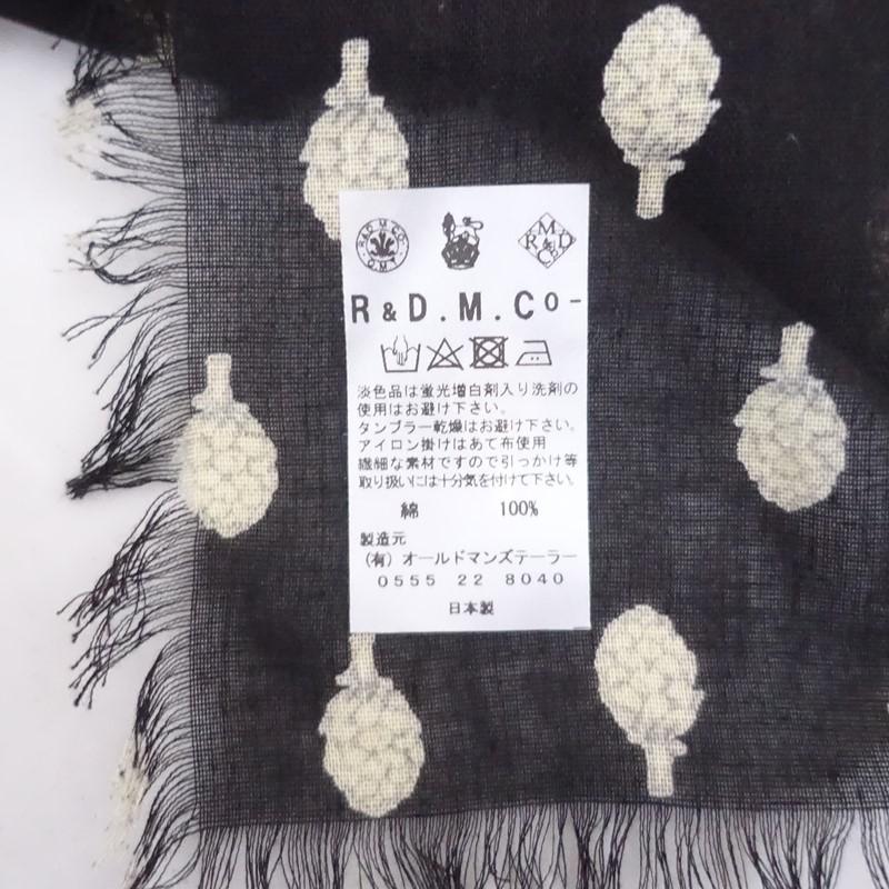 美品】オールドマンズテーラー R&D.M.Co- *ARTICHOKE GAUZE SHAWL