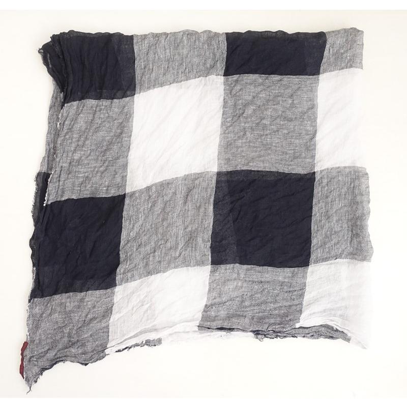 ダニエラグレジス DANIELA GREGIS *チェックストール*ショール薄手大判