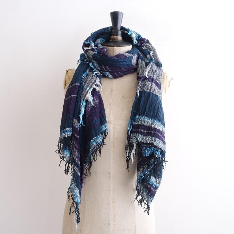 タマキニイメ　tamaki niime tamaki niime タマキニイメ *roots shawl Big ストール*ショール薄手
