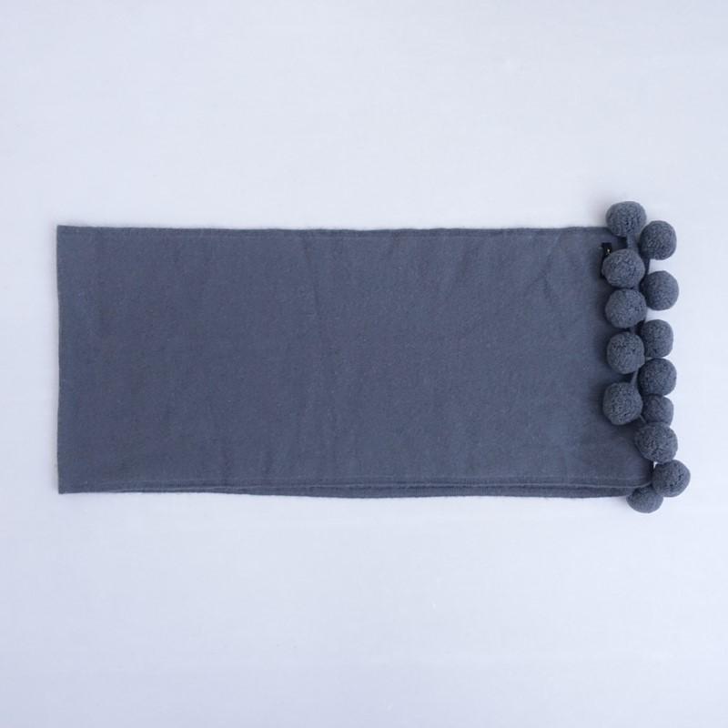 オールドマンズテーラー R&D.M.Co- *ポンポン付きマフラー*グレー