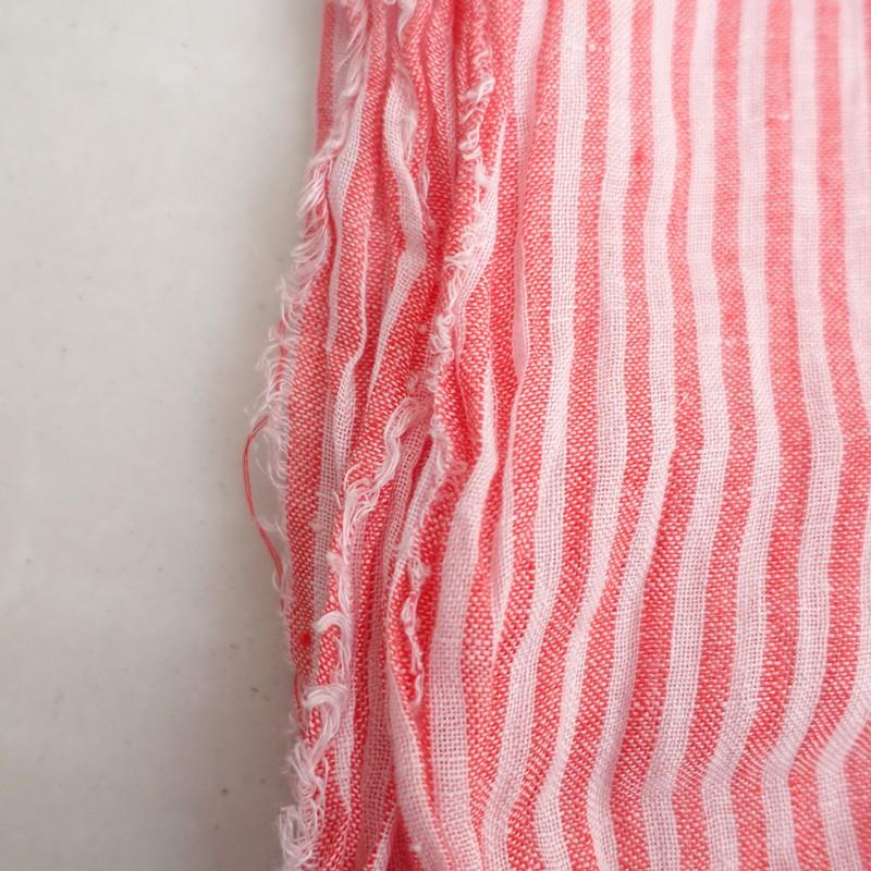 ダニエラグレジス DANIELA GREGIS *リネンストライプストール*ショール