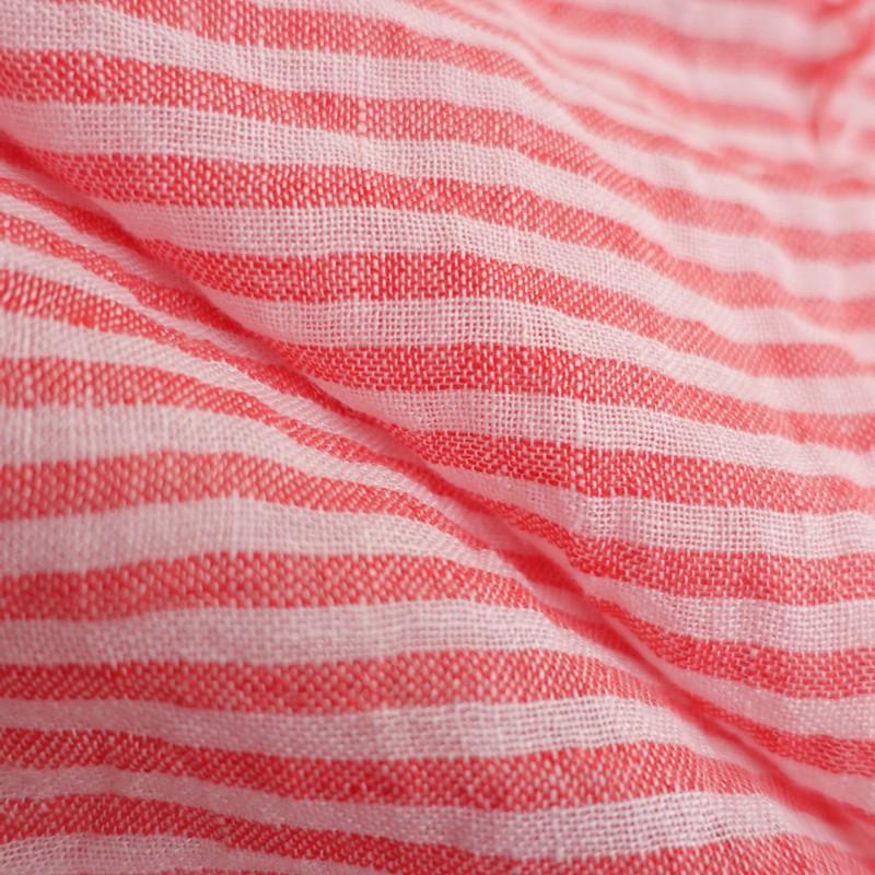 ダニエラグレジス DANIELA GREGIS *リネンストライプストール*ショール