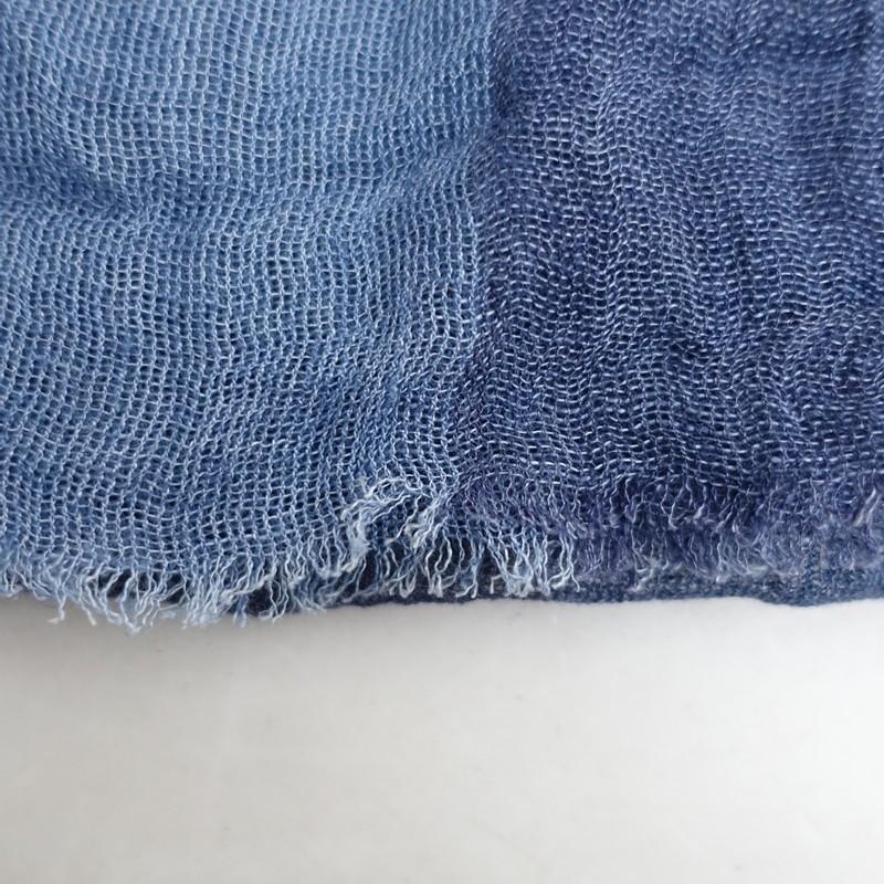 ダニエラグレジス DANIELA GREGIS *リネンチェックストール*ショール